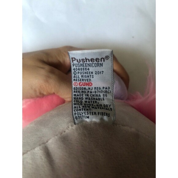 Gund Pusheen the Cat Rainbow Unicorn Plush - Picture 3 of 6